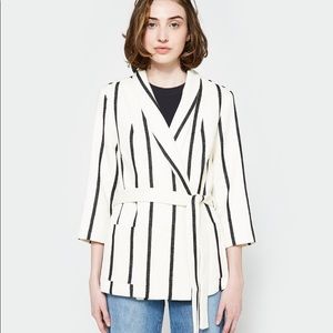 Just Female Sammy Striped Blazer